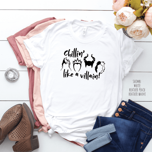 Chillin' Like A Villain - Disney Unisex Shirt