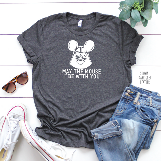 May The Mouse Be With You - Unisex Disney/Star Wars Shirt