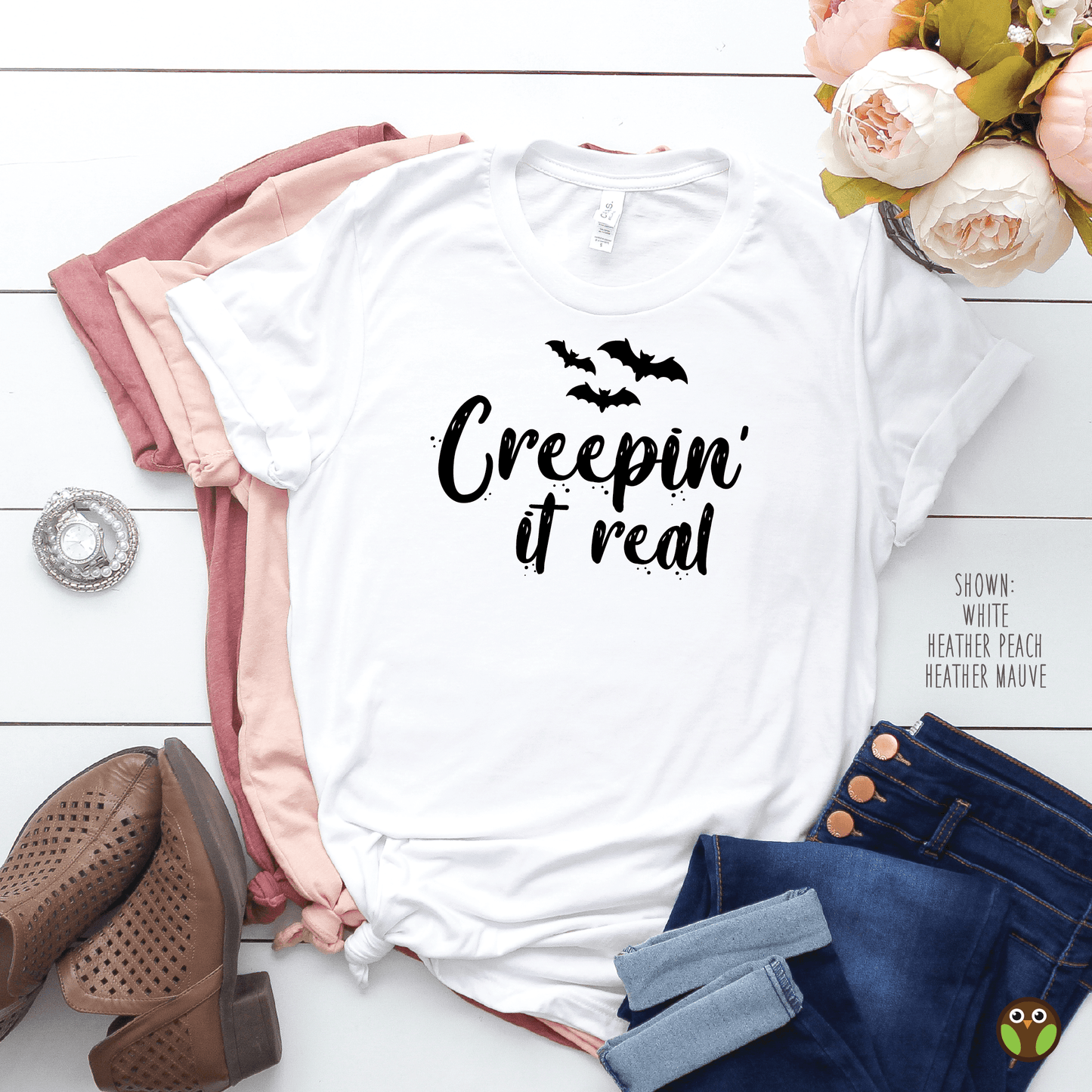 Creepin' it Real - Unisex Fall/Halloween Shirt