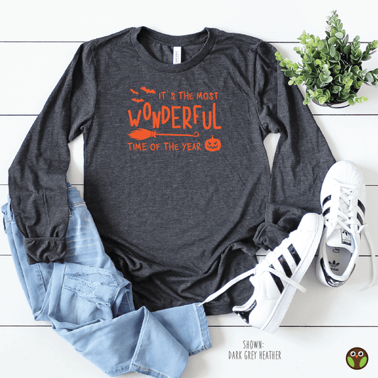 It's The Most Wonderful Time of The Year (Halloween) - Unisex Long Sleeve Halloween Shirt