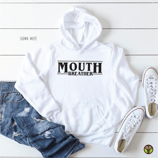 Mouth Breather - Unisex Stranger Things Pullover Hoodie