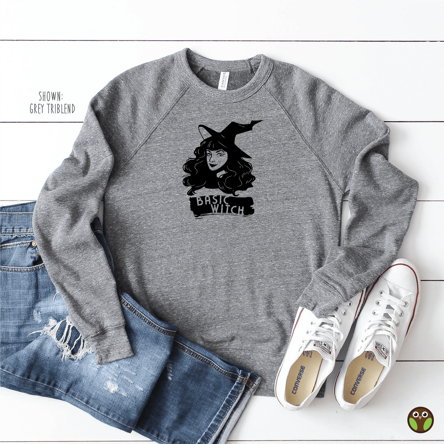 Basic Witch - Unisex Halloween Pullover Sweatshirt