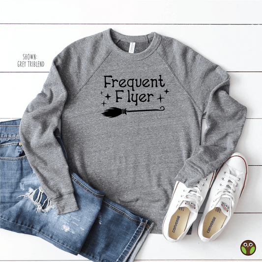 Frequent Flyer - Unisex Halloween Pullover Sweatshirt