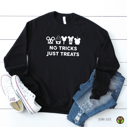 No Tricks, Just Treats - Unisex Disney Halloween Pullover Sweatshirt