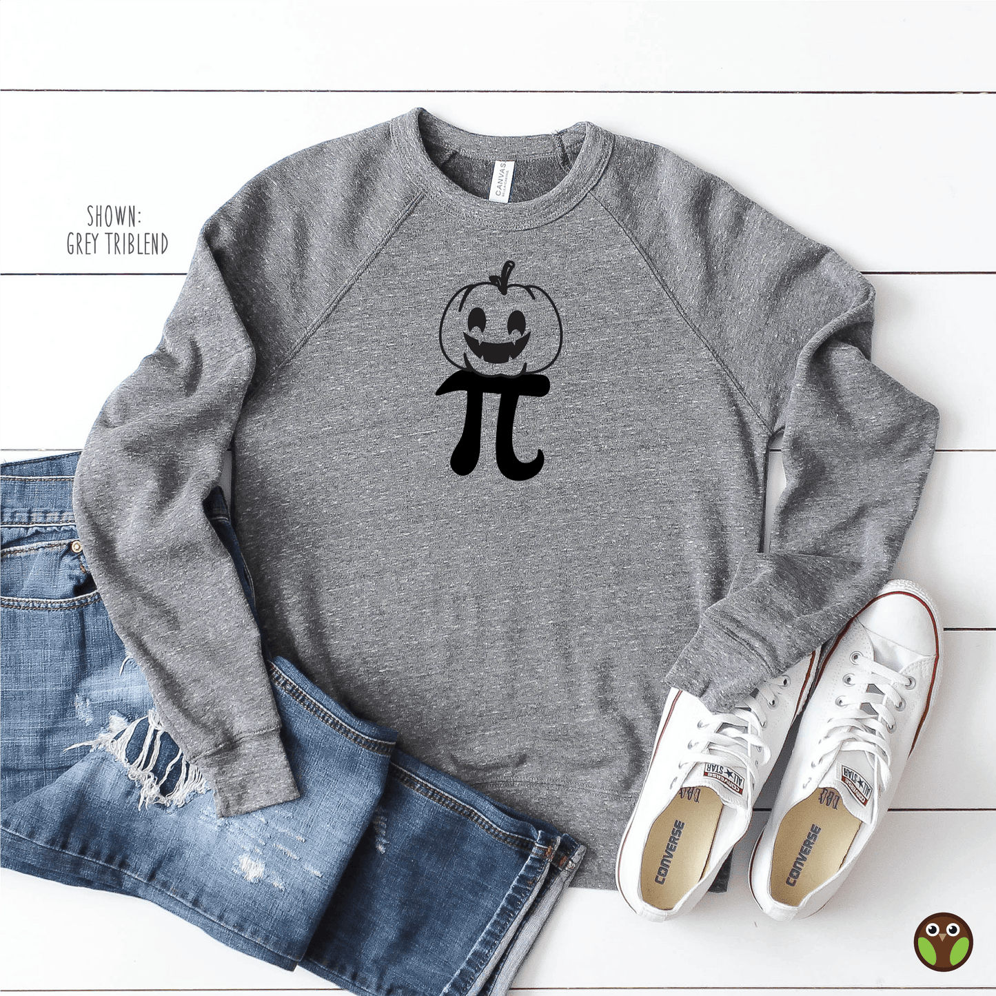 Pumpkin Pi - Unisex Fall/Thanksgiving Pullover Sweatshirt