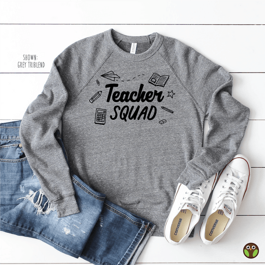 Teacher Squad - Unisex Teacher Pullover Sweatshirt