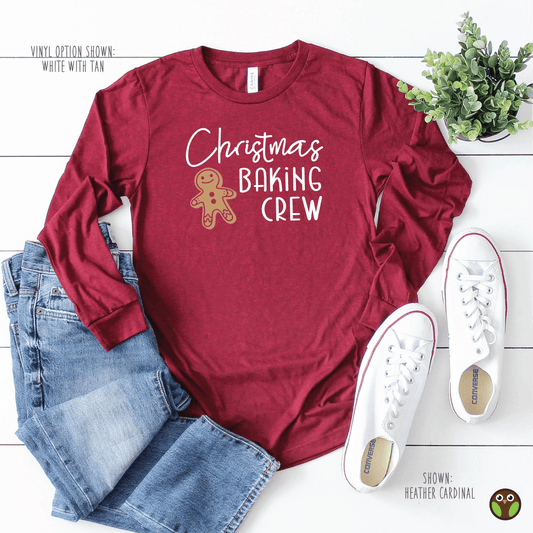 Christmas Baking Crew - Unisex Long Sleeve Christmas Shirt