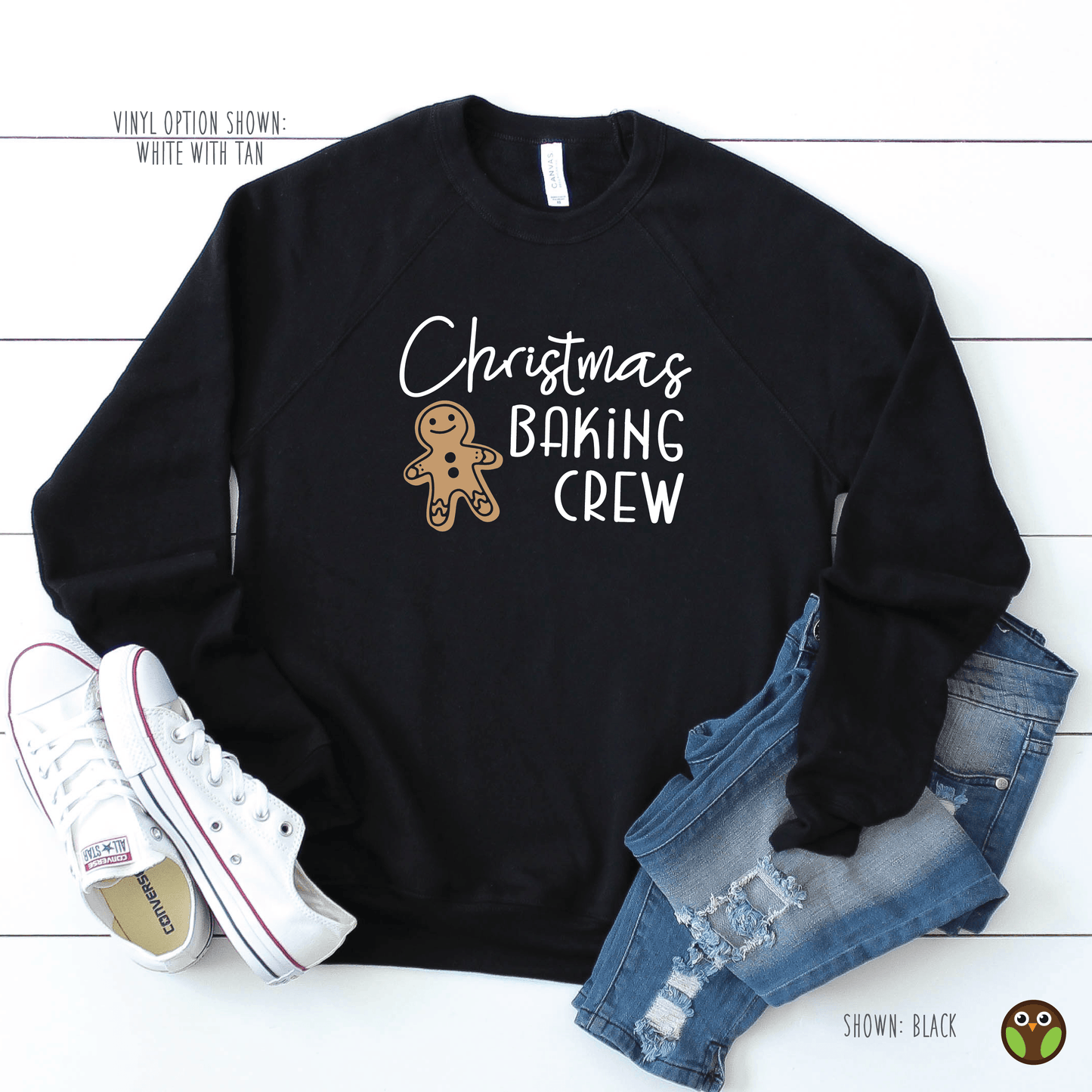 Christmas Baking Crew - Unisex Christmas Pullover Sweatshirt