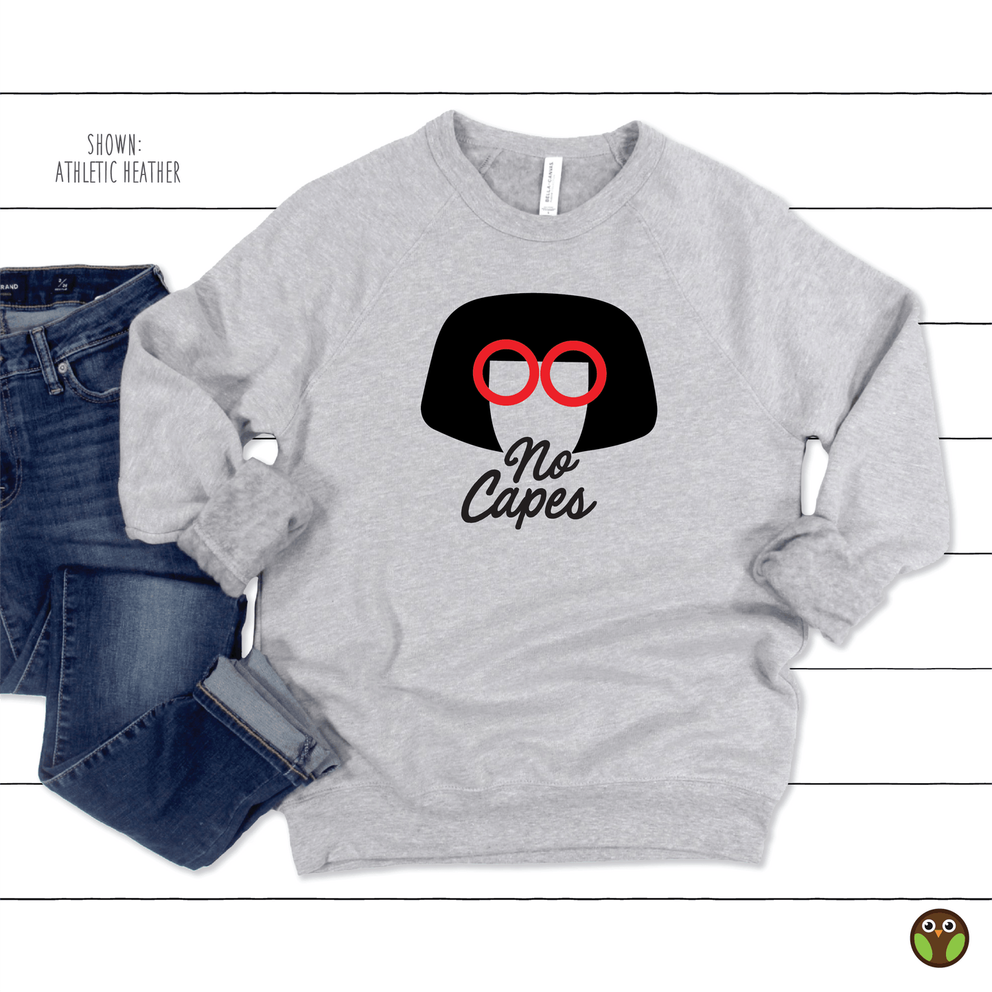 No Capes - Unisex Disney Pullover Sweatshirt