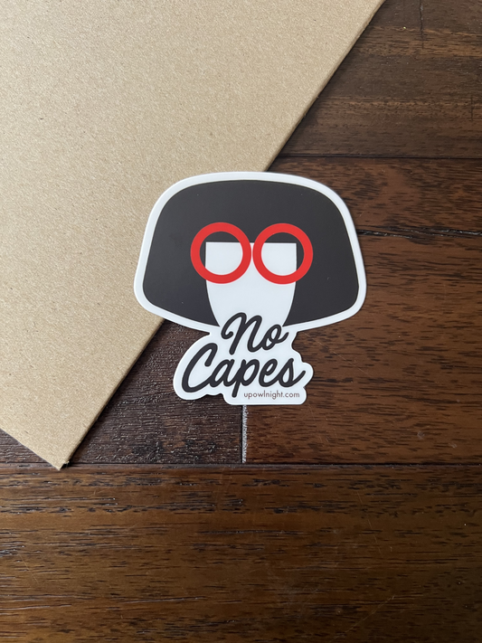 No Capes (Edna Mode) - Vinyl Sticker