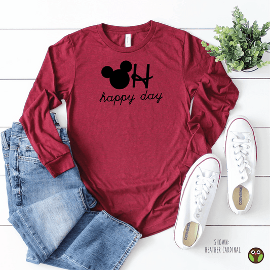 Oh Happy Day - Unisex Long Sleeve Disney Shirt