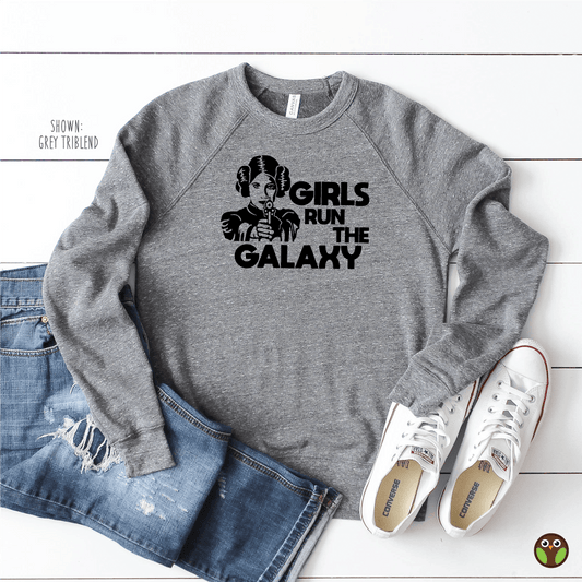 Girls Run The Galaxy - Unisex Pullover Sweatshirt