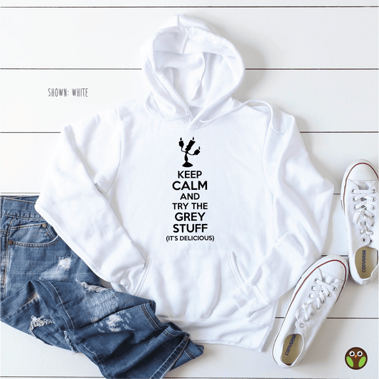 Keep Calm and Try The Grey Stuff - Unisex Disney Pullover Hoodie