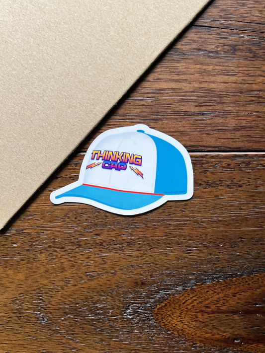 Dustin's Thinking Cap - Stranger Things Vinyl Sticker