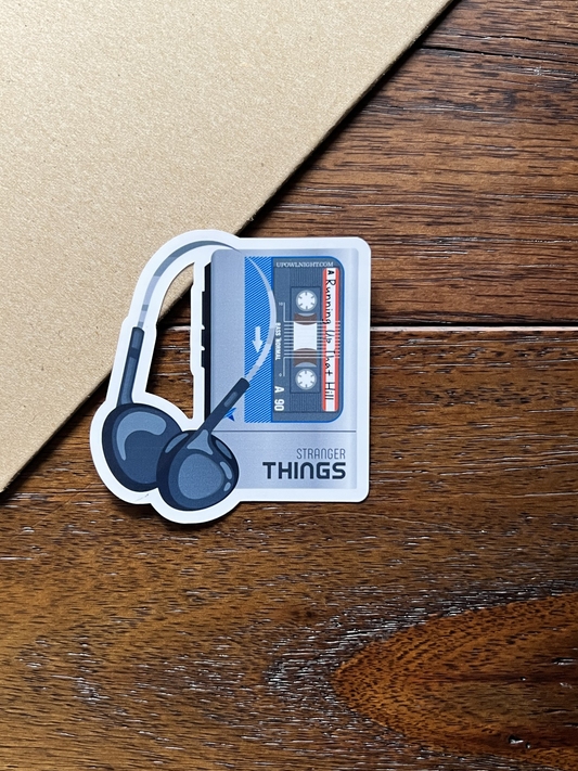 Max's Walkman - Stranger Things Vinyl Sticker