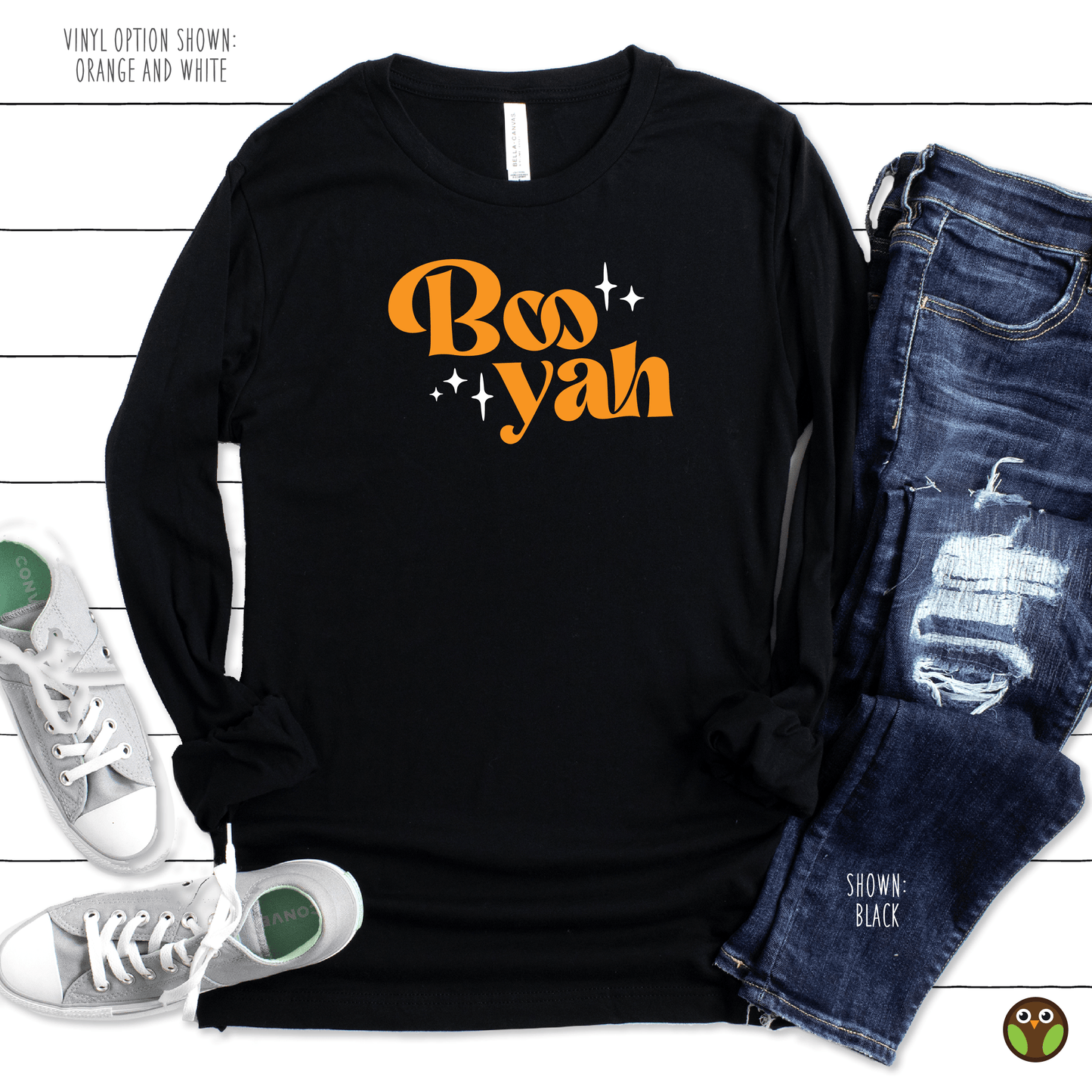 Boo Yah - Unisex Long Sleeve Halloween Shirt