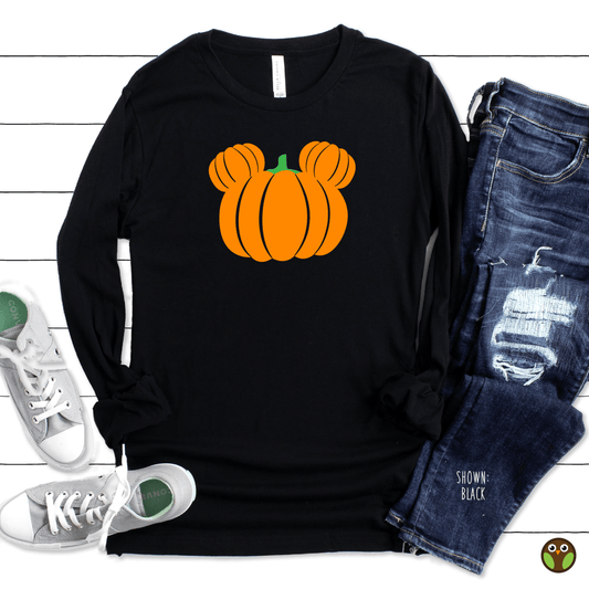 Mickey Pumpkin - Unisex Long Sleeve Disney Halloween Shirt