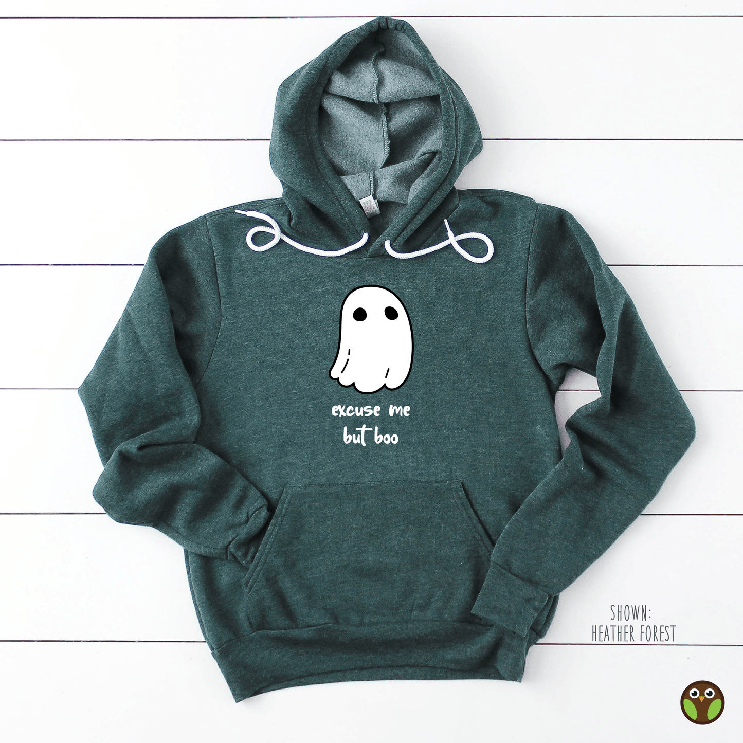 Excuse Me, But Boo - Unisex Halloween Pullover Hoodie