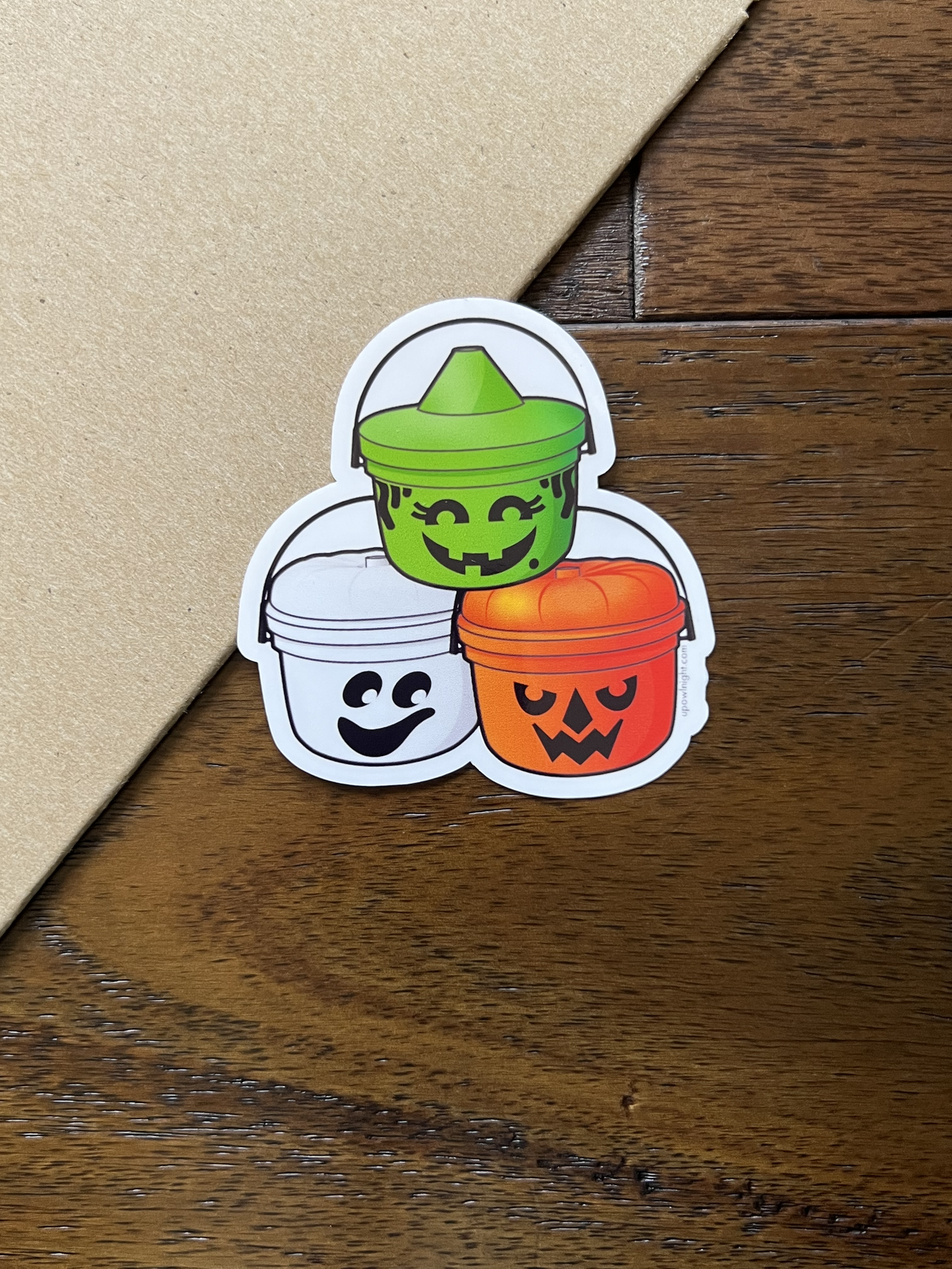 Halloween Retro Buckets - McDonald's Vinyl Sticker