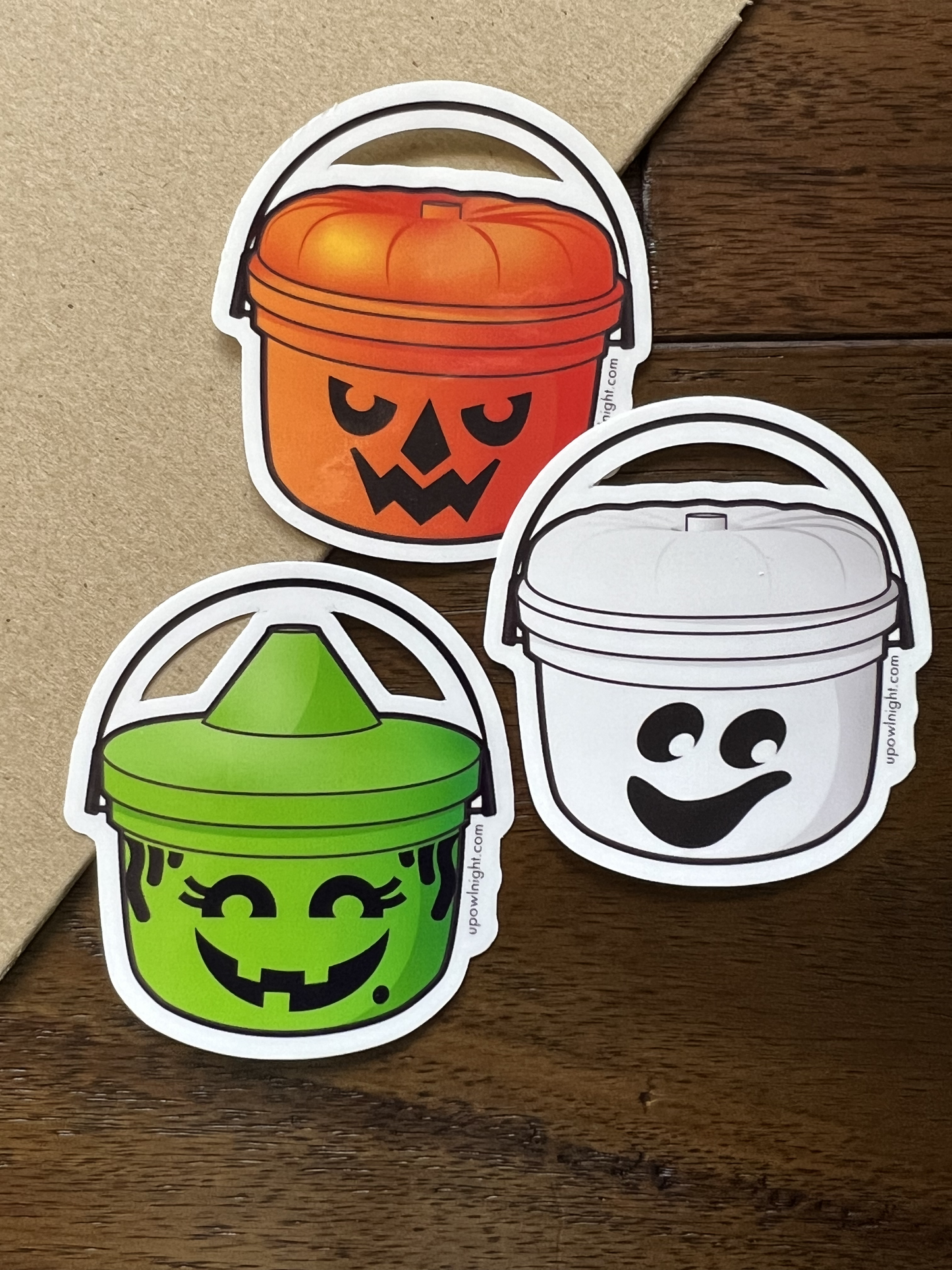 Halloween Retro Buckets (Single) - McDonald's Vinyl Sticker