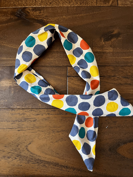 Large Mod Dots  - Wired Head Wrap