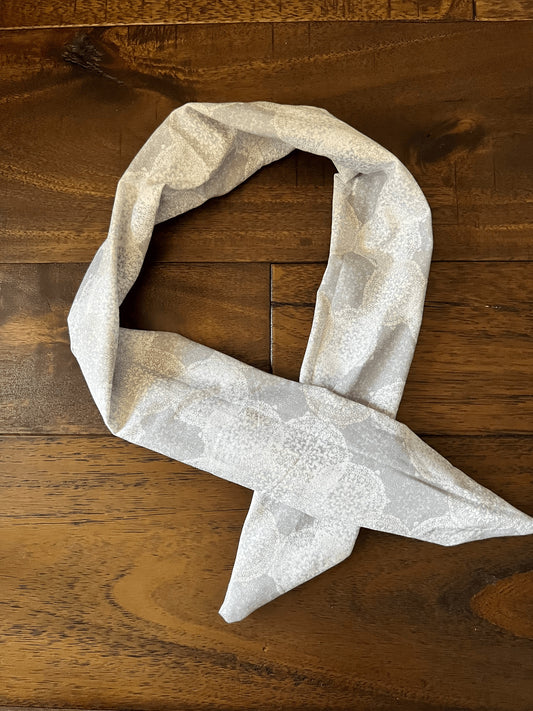 Lace Light Grey  - Wired Head Wrap