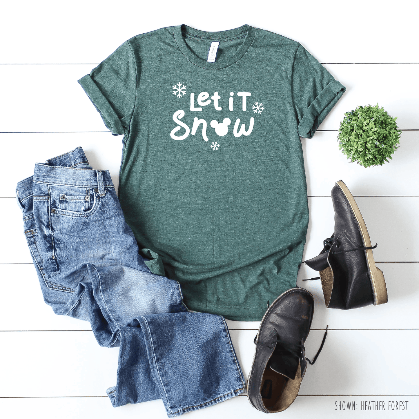 Let It Snow - Disney Christmas Unisex Shirt