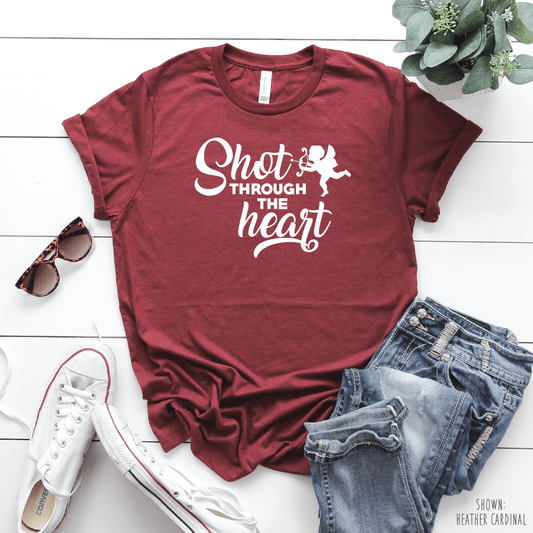 Shot Through The Heart - Unisex Shirt