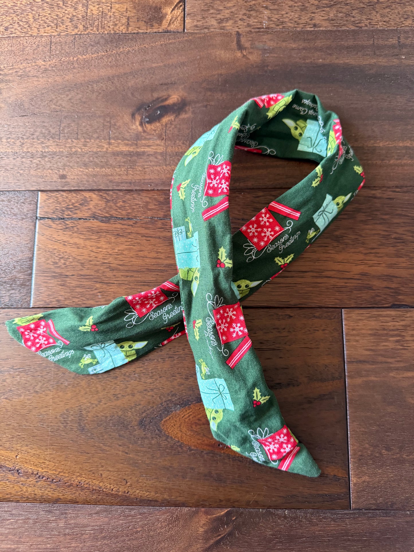 Grogu Season Greetings - Holiday Wired Head Wrap