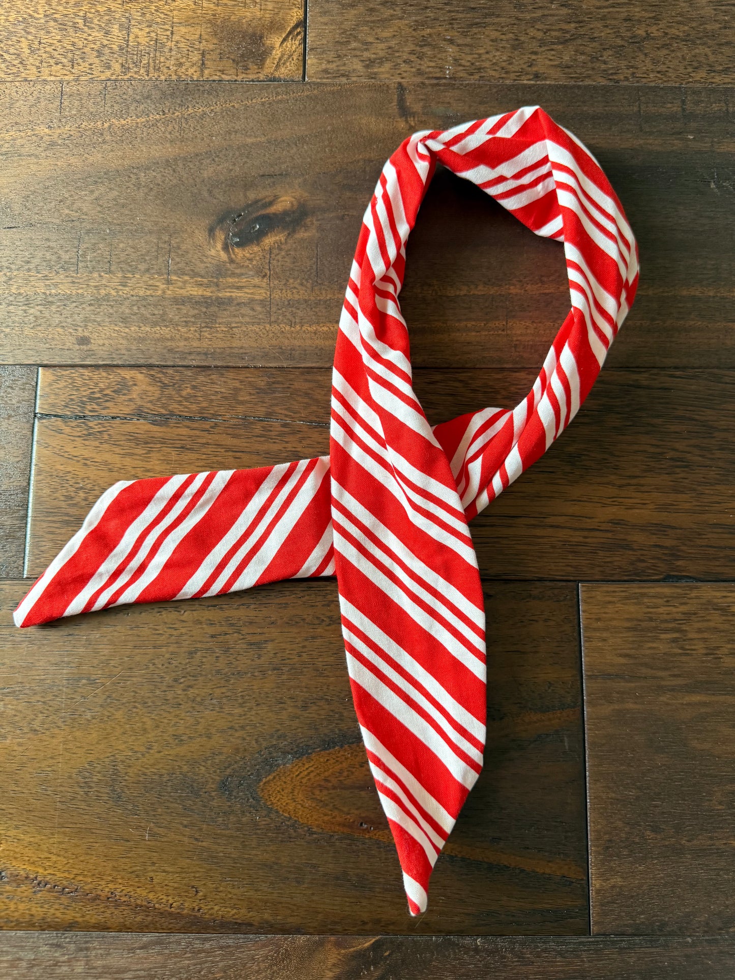 Large Candy Cane Stripes - Holiday Wired Head Wrap