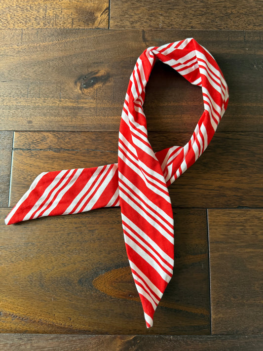 Large Candy Cane Stripes - Holiday Wired Head Wrap