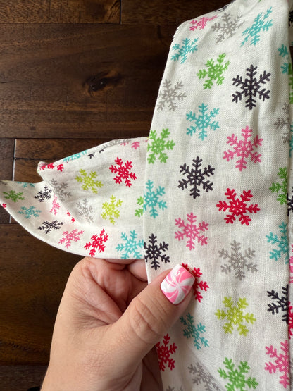 Multicolor Snowflakes - Holiday Wired Head Wrap