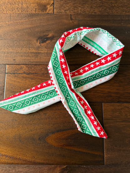 Festive Stripes - Holiday Wired Head Wrap