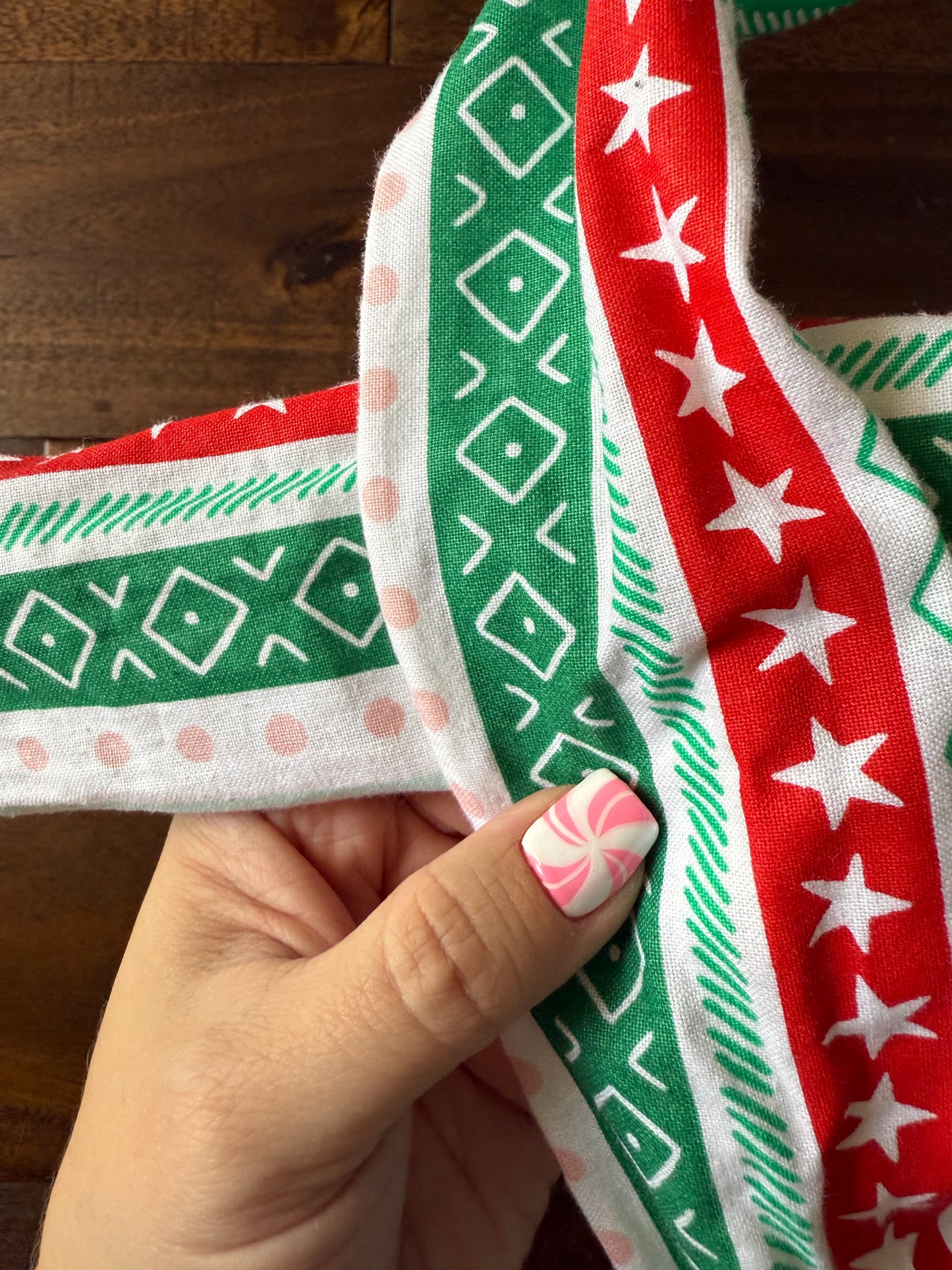 Festive Stripes - Holiday Wired Head Wrap