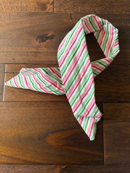 Candy Cane Stripes - Holiday Wired Head Wrap