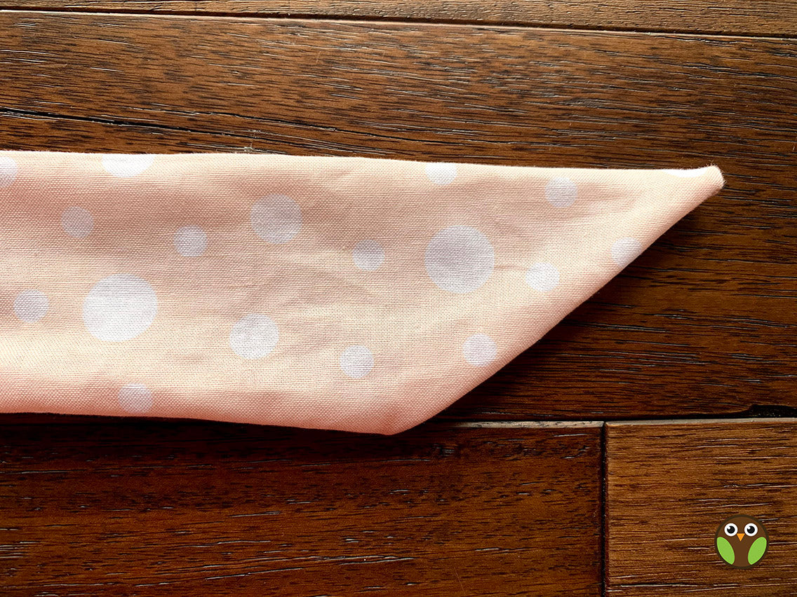 Peach Dots - Wired Head Wrap