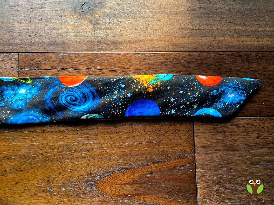 Galaxy Space Blue/Black - Wired Head Wrap