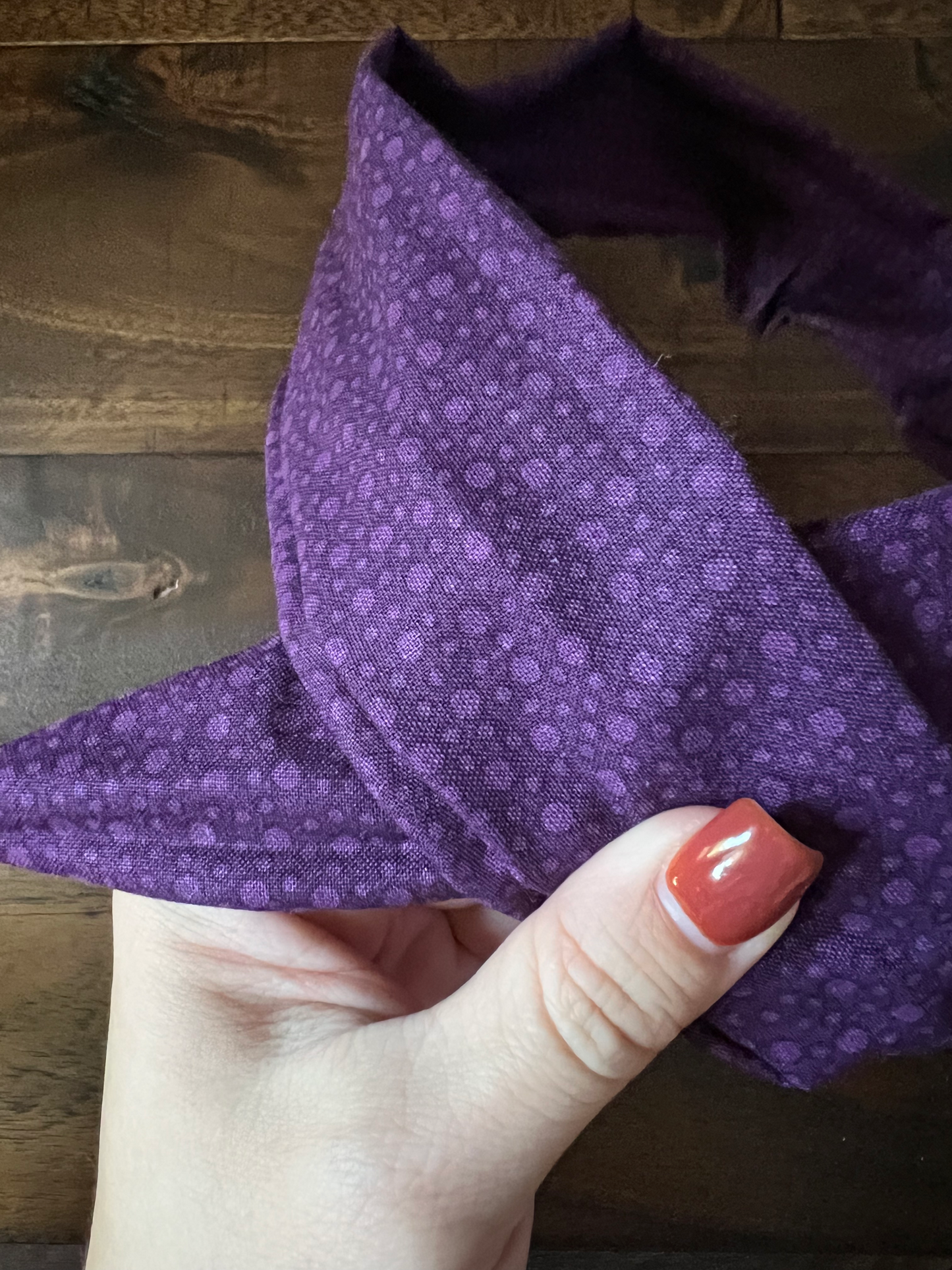 Purple Bubbles - Wired Head Wrap