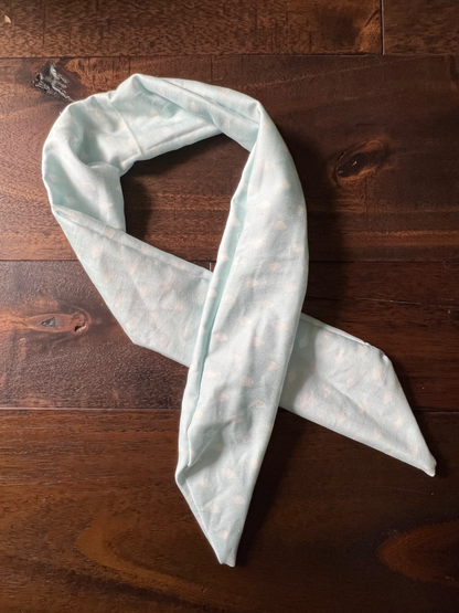 White Swatches Light Blue - Wired Head Wrap