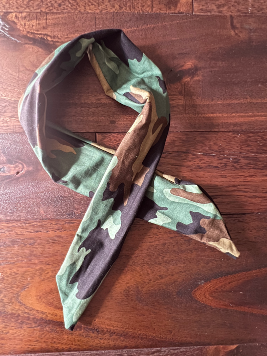 Camouflage - Wired Head Wrap