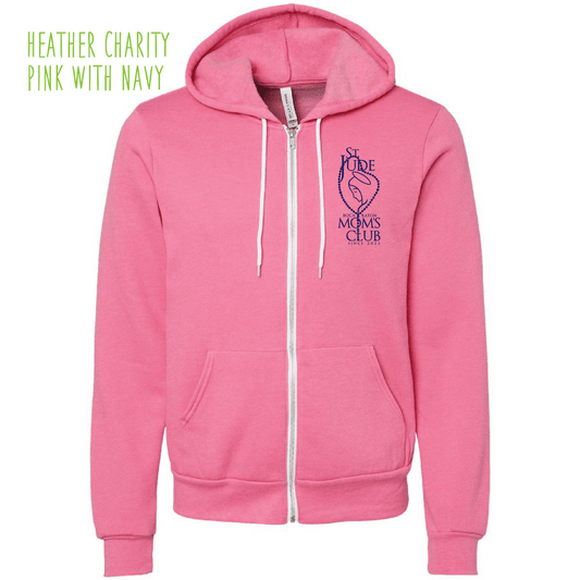 St Jude's Mom's Club - Unisex Zip Up Hoodie