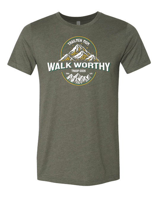 St Jude's Trailmen Boy Mom - Walk Worthy Troop 0326 - Unisex Crewneck T-Shirt