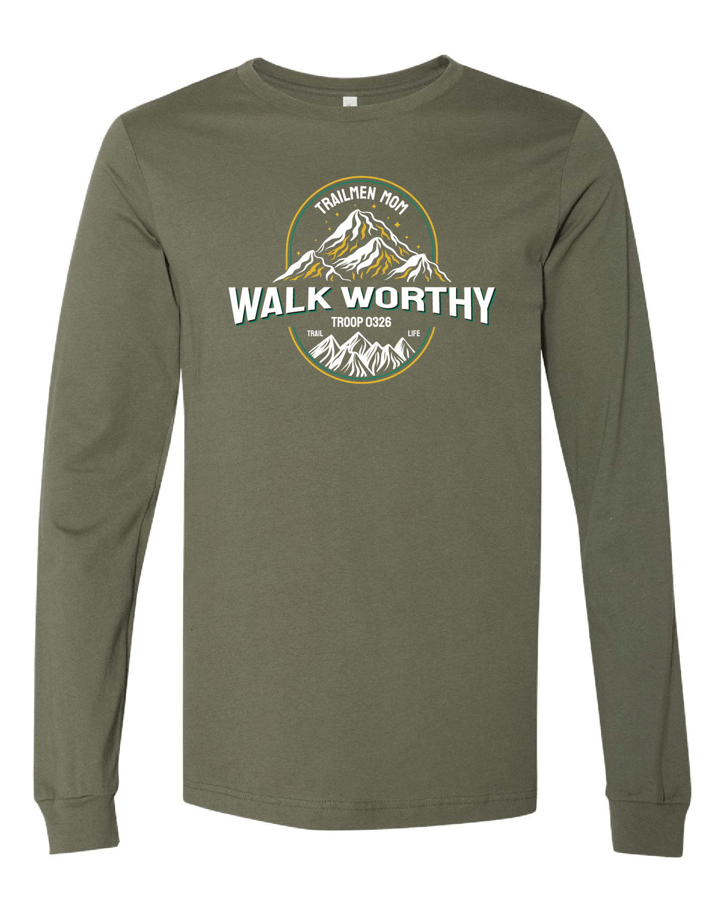 St Jude's Trailmen Mom - Walk Worthy Troop 0326 - Unisex Long Sleeve T-Shirt